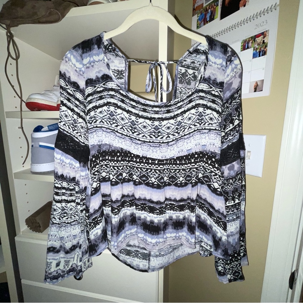 Aztec Patterned Blouse